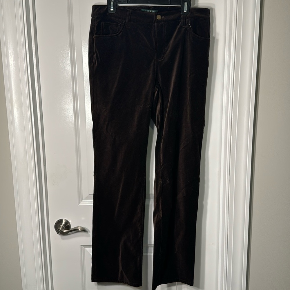 RALPH LAUREN brown pants. Size 12